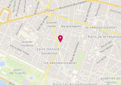 Plan de Kanadé, 8 Rue de Ventadour, 75001 Paris