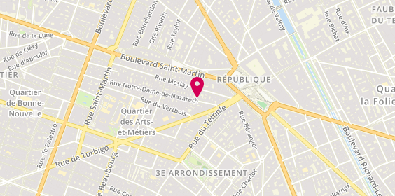 Plan de Bento&Go!, 18 Rue Notre Dame de Nazareth, 75003 Paris