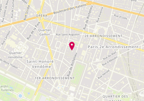 Plan de Yamamoto, 6 Rue Chabanais, 75002 Paris