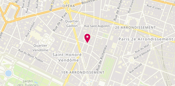 Plan de Akita, 40 Rue des Petits Champs, 75002 Paris