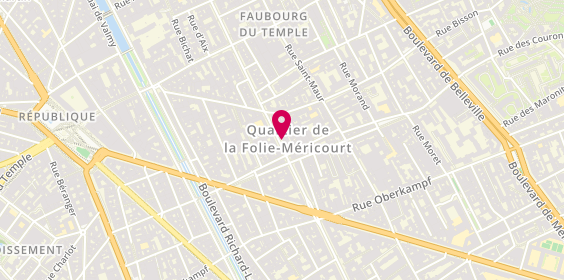 Plan de Gintoki, 112 Avenue Parmentier, 75011 Paris