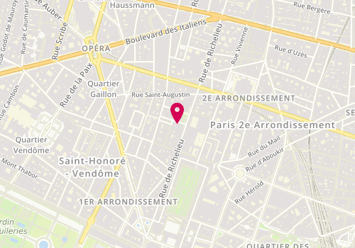 Plan de Sushi B, 5 Rue Rameau, 75002 Paris