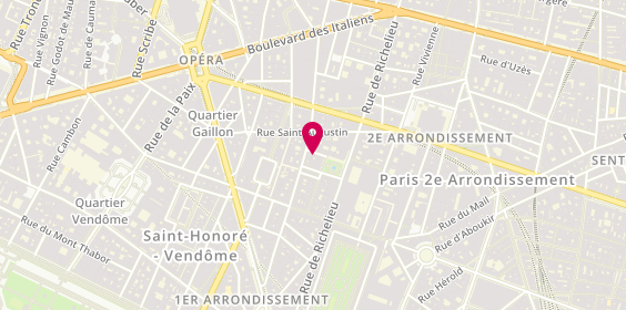 Plan de Chez Miki, 5 Rue de Louvois, 75002 Paris