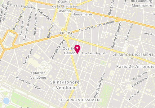 Plan de Ozumaki, 39 Rue Saint-Augustin, 75002 Paris