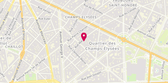 Plan de Matsuri, 24 Rue Marbeuf, 75008 Paris