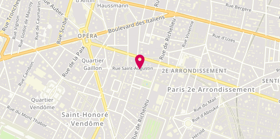 Plan de Workshop Issé, 11 Rue Saint-Augustin, 75002 Paris