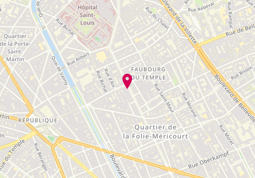 Plan de Tokko, 133 Avenue Parmentier, 75011 Paris