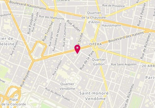 Plan de Nanaumi, 9 Rue Volney, 75002 Paris