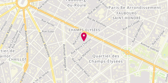 Plan de Kaïten, 63 Rue Pierre Charron, 75008 Paris