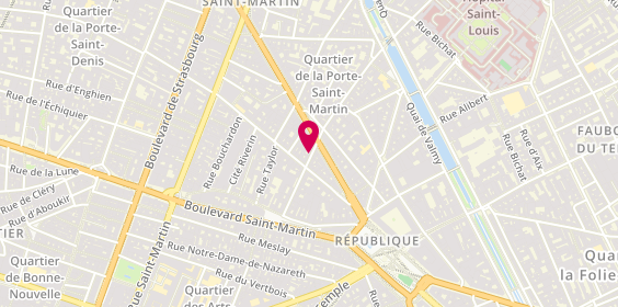 Plan de Wakoya, 25 Rue de Lancry, 75010 Paris