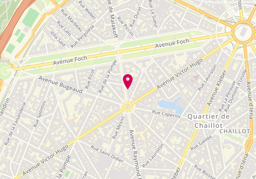 Plan de Sushi Shop, 90 avenue Raymond Poincaré, 75016 Paris