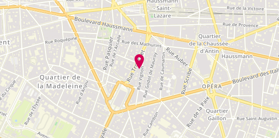Plan de Shinko, 21 Rue Vignon, 75008 Paris