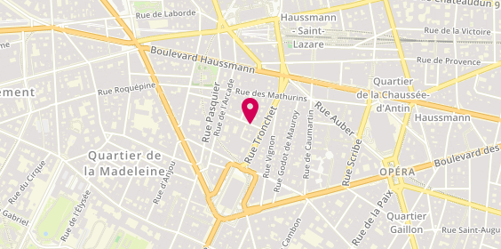 Plan de Hémaru, 3 Rue de Castellane, 75008 Paris