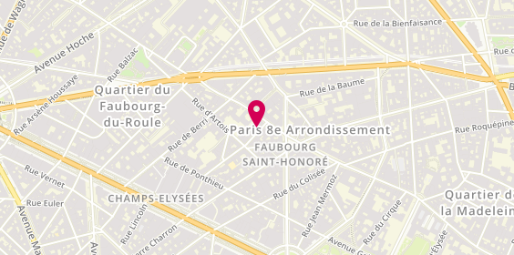 Plan de Kiyomizu, 4 Rue Saint-Philippe du Roule, 75008 Paris
