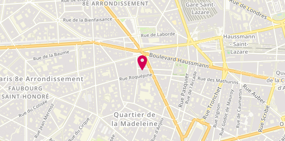 Plan de Minami Umi, 23 Rue Lavoisier, 75008 Paris
