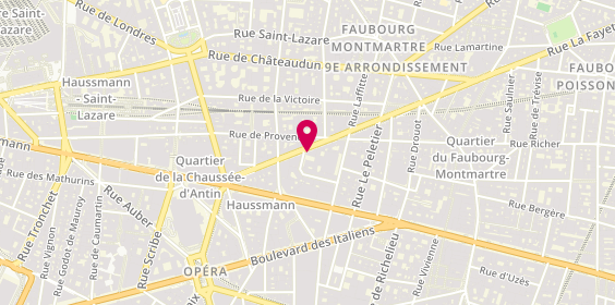 Plan de Shen-Thai, 15 Rue la Fayette, 75009 Paris