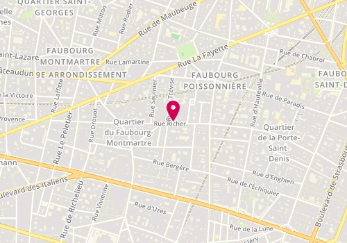 Plan de Toyama, 24 Rue Richer, 75009 Paris