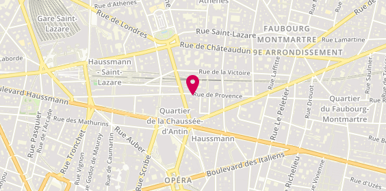 Plan de Kiriko, 65 Rue de Provence, 75009 Paris