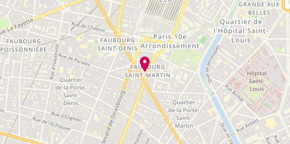 Plan de Bistrot Tokyo, 117 Rue du Faubourg Saint-Martin, 75010 Paris