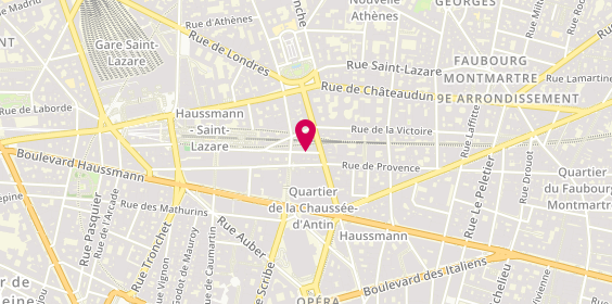 Plan de La Gourmand In, 5 Rue Joubert, 75009 Paris