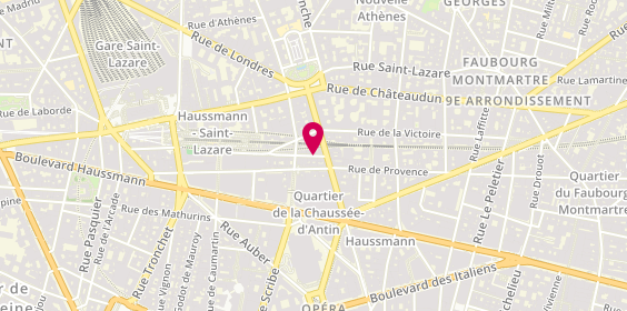 Plan de Shiki Sushi, 5 Rue Joubert, 75009 Paris