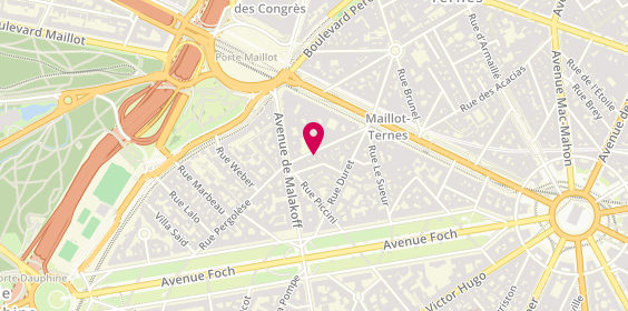 Plan de FSS, 17 Rue Pergolèse, 75116 Paris