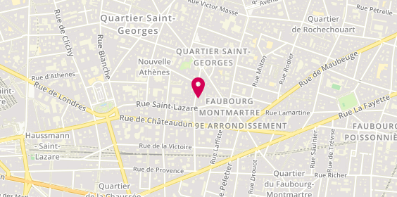 Plan de Mizushi, 46 Rue Saint-Georges, 75009 Paris