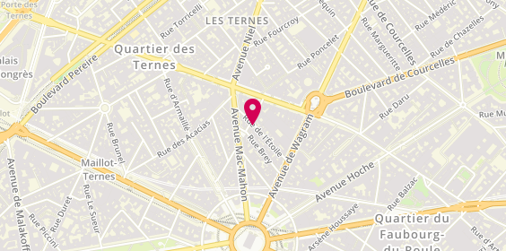Plan de Kyo Fuji, 9 Rue de Montenotte, 75017 Paris