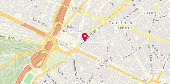 Plan de Sushi Etoile, 271 Boulevard Pereire, 75017 Paris
