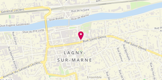Plan de Sushi Plaza, 118 Rue Saint-Denis, 77400 Lagny-sur-Marne