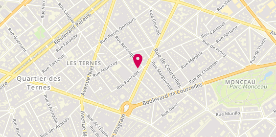 Plan de Sakura, 47 Rue Poncelet, 75017 Paris