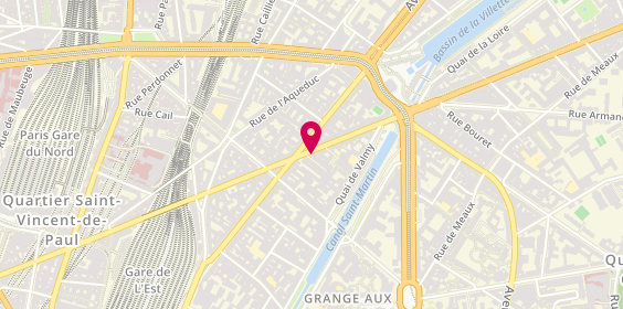 Plan de Wako, 208 Bis Rue la Fayette, 75010 Paris