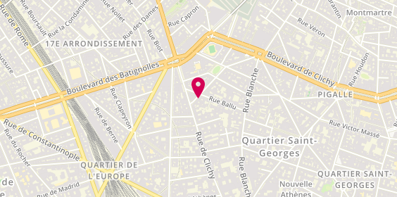 Plan de Yoko Sushi, 8 Rue de Vintimille, 75009 Paris