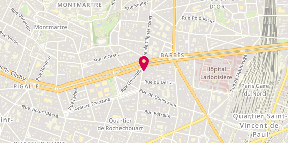 Plan de Daikichi Sushi, 92 Rue Marguerite de Rochechouart, 75009 Paris