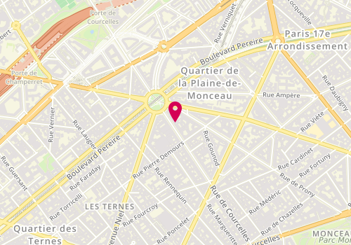 Plan de Sushi Shop, 178 Rue de Courcelles, 75017 Paris