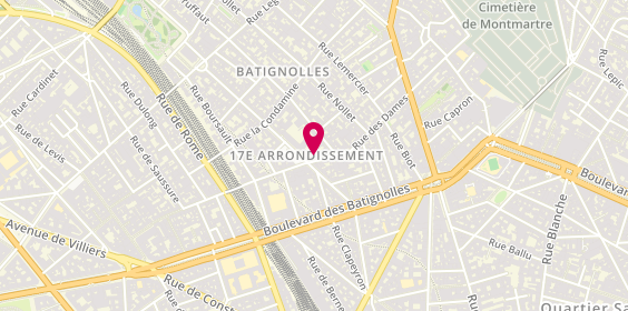 Plan de Sakura, 46 Rue des Dames, 75017 Paris