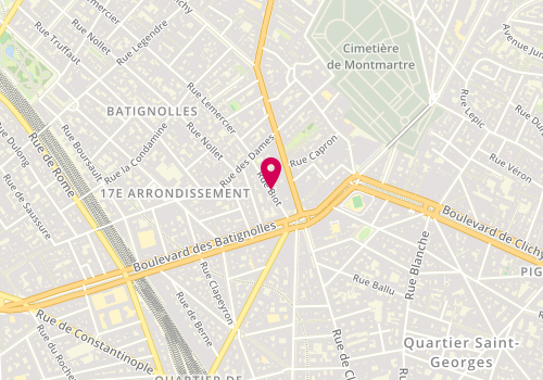 Plan de Naoko Biot - Restaurant Japonais - Place Clichy, 11 Rue Biot, 75017 Paris