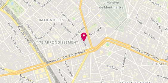 Plan de Naoko Biot - Restaurant Japonais - Place Clichy, 11 Rue Biot, 75017 Paris