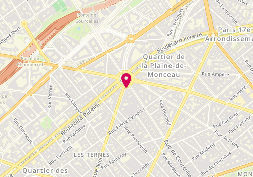 Plan de Planet Sushi, 5 Place Mar Juin, 75017 Paris