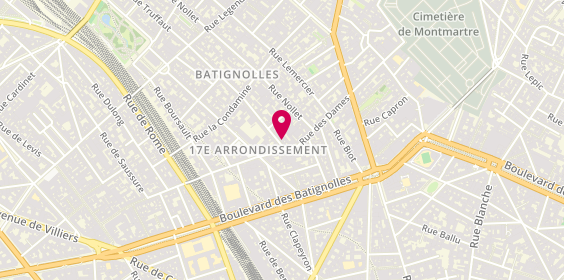 Plan de Hot Roll Sushi, Fr
6 Rue Truffaut, 75017 Paris