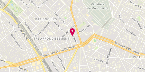 Plan de New Susama, 17 Rue Biot, 75017 Paris