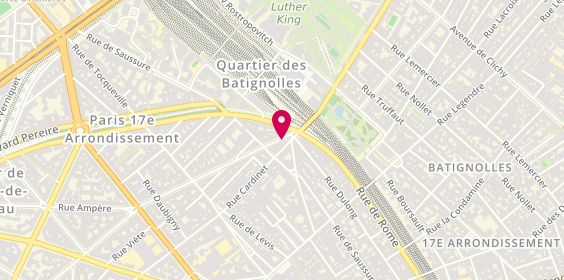 Plan de Sushi West, 1 Rue Jouffroy d'Abbans, 75017 Paris