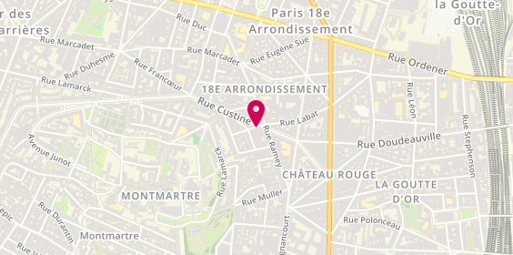 Plan de Enishi, 67 Rue Labat, 75018 Paris