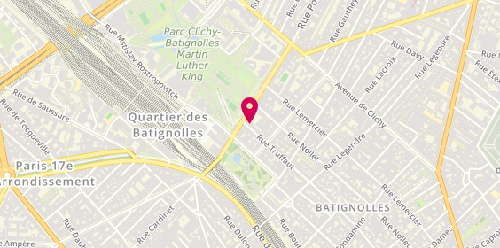Plan de Kirin, 118 Rue Truffaut, 75017 Paris