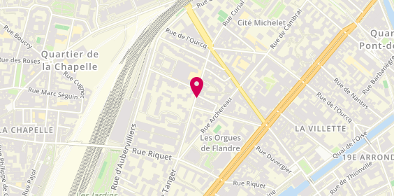 Plan de Cosy Fresh, 34 Rue Curial, 75019 Paris