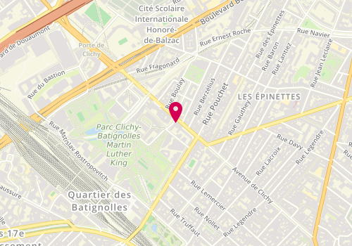 Plan de Sushi tokyo, 163 avenue de Clichy, 75017 Paris