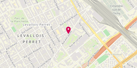 Plan de MAKIDO, 81 Rue Jean Jaurès, 92300 Levallois-Perret