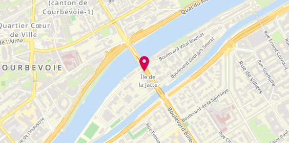 Plan de Sushi de la Jatte, 217 Boulevard Bineau, 92200 Neuilly-sur-Seine