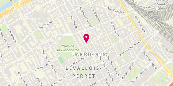 Plan de Phelia Sushi, 5 Rue Camille Pelletan, 92300 Levallois-Perret
