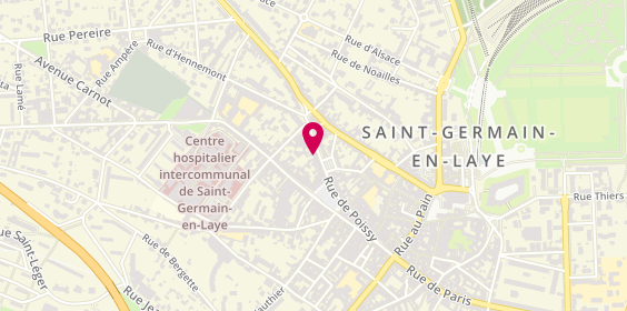 Plan de Côté Sushi, 27 Rue de Poissy, 78100 Saint-Germain-en-Laye